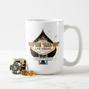 Caneca De Café Férias em Família em Las Vegas ID1319