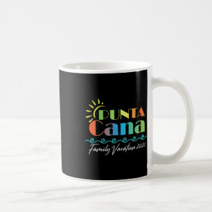 Caneca De Café Férias em Família em Punta Cana Grupo Coordenado C