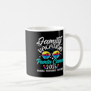Caneca De Café Férias em Família Punta Cana 2025 Criando Memórias