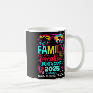 Caneca De Café Férias em Família Punta Cana 2025 Criando Memórias
