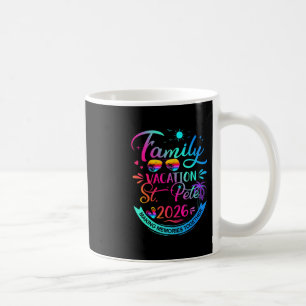 Caneca De Café Férias em Família St.pete 2026 Presente de Palmeir