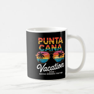 Caneca De Café Férias em Punta Cana 2026 Criando Memórias Verão B