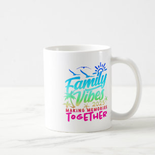 Caneca De Café Férias Familiares 2025 Beach Matching Family Summe