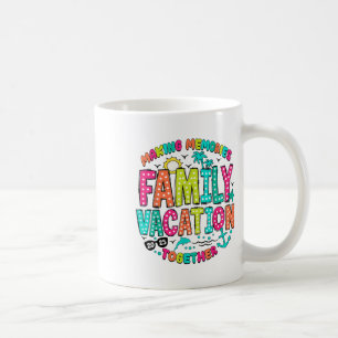 Caneca De Café Férias Familiares 2025 Férias de Verão em Combinaç