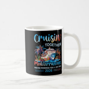 Caneca De Café Férias Familiares C do Cruise Mediterrânica 2026