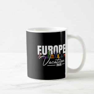 Caneca De Café Férias Familiares Europa 2025 Trip Summer -