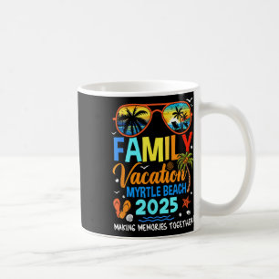 Caneca De Café Férias familiares Myrtle Beach 2025 Férias familia