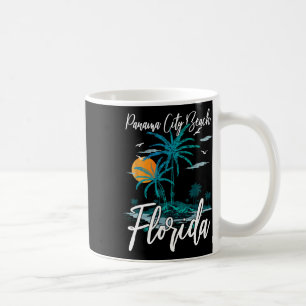 Caneca De Café Férias Familiares Retro Sunset Flórida Panamá City