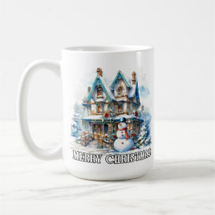 Caneca De Café Férias Feliz Natal Inverno Homem de Neve
