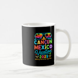 Caneca De Café Férias na Praia de Cancun México 2025 Viagem Grupo