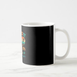 Caneca De Café Férias na Praia de Ocean City 2025 Amigos Família