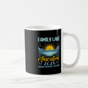Caneca De Café Férias no Lago em Família 2025 Camping Trilha Caba