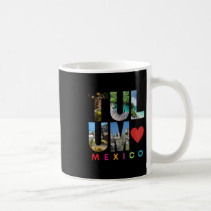 Caneca De Café Férias Tulum México Praia Família Correspondente G