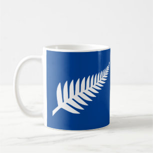 Caneca De Café Fern prateado neozelandês