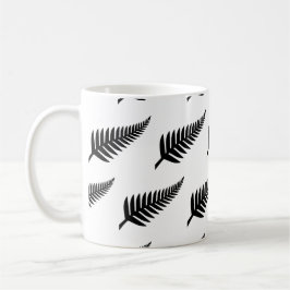 Caneca De Café Fern prateado neozelandês