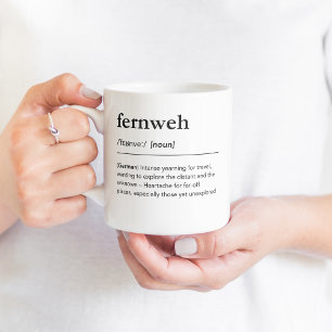 Caneca De Café Fernweed German Words Globetrotter Traveler