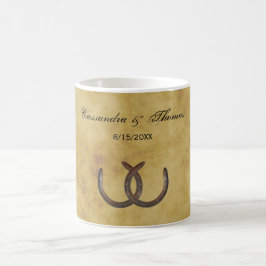 Caneca De Café Ferraduras Rásticas Vestidas BG