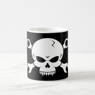 Caneca De Café Ferramentas do crânio "n" - parafuse o pirata 2 (