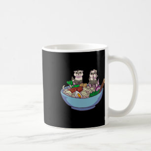 Caneca De Café Ferret Ramen Noodles Anime Kawaii Japonês Otaku G