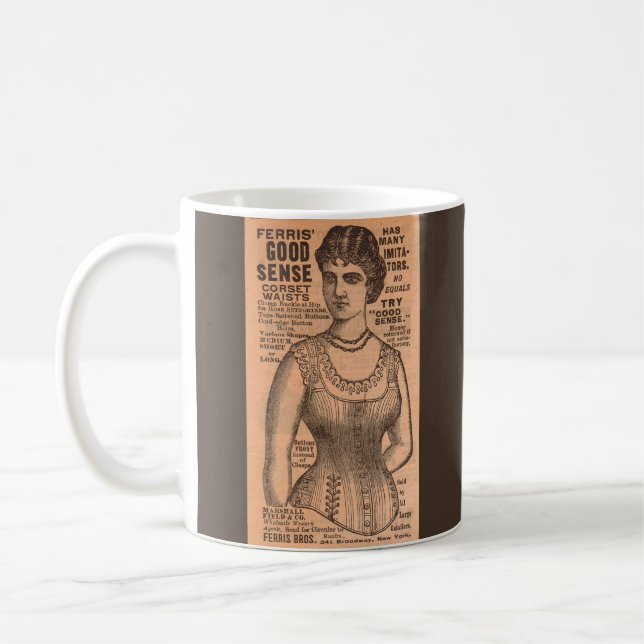 Caneca De Café Ferris Common Sense Corsets 1880s (Esquerda)