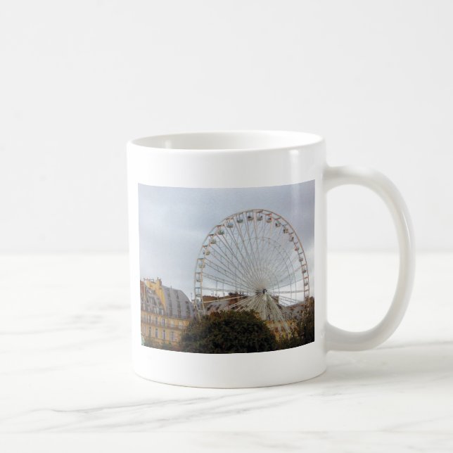 Caneca De Café Ferris Wheel - Paris, França (Direita)