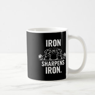Caneca De Café Ferro Sharpens Ferro - Design de Elevação de Arte