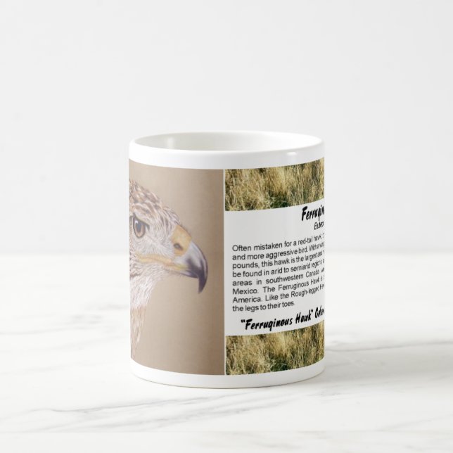 Caneca De Café Ferruginous Hawk (Centro)