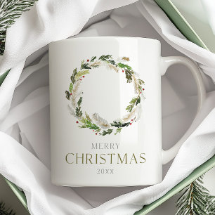 Caneca De Café FEST Watercolor Wreath