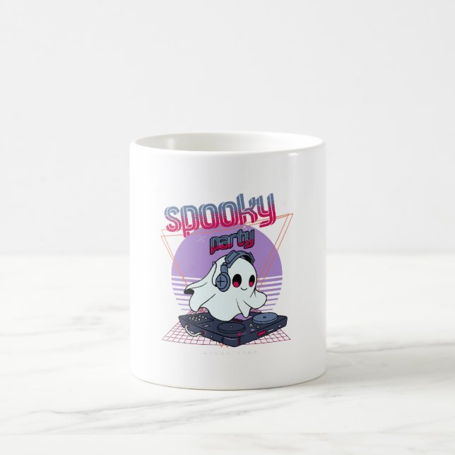 Caneca De Café Festa Assustadora de Halloween (Centro)