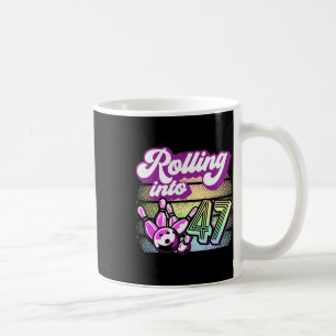 Caneca De Café Festa boliche A Passar Para 47 Boliches Aniversári