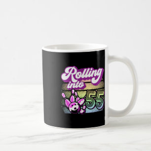 Caneca De Café Festa boliche A Passar Para 55 Boliches Aniversári