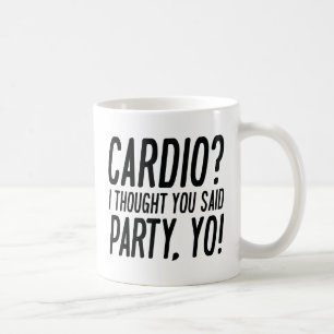 Caneca De Café Festa Cardio, Cara