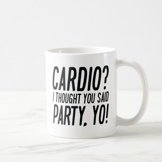 Caneca De Café Festa Cardio, Cara (Direita)
