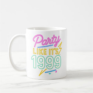 Caneca De Café Festa Como Se Fosse 1999®™ – Neon Voltage