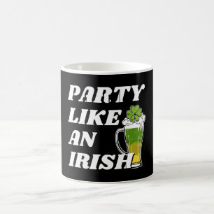 Caneca De Café Festa como um Irlandês