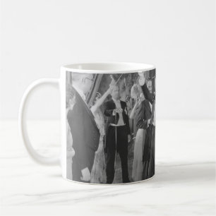 Caneca De Café Festa da festa, vintage, retro, comemorar, beber,