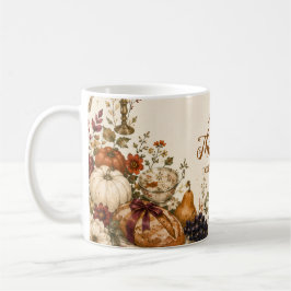 Caneca De Café Festa de Ação de Graças Encantadora e Caprichosa
