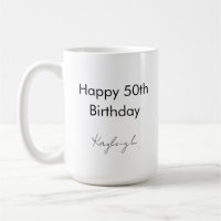 Festa de Aniversário de 50 anos Personalizada