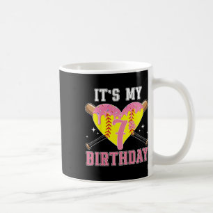 Caneca De Café Festa de Aniversário de 7 Anos de Crianças Softll