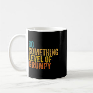 Caneca De Café Festa de Aniversário de 80 Anos Mal-Humorada Femin