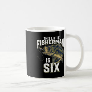 Caneca De Café Festa de Aniversário de Crianças de 6 Anos Pescari