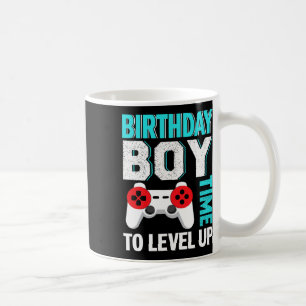 Caneca De Café Festa de Aniversário de Vídeo Game para Menino