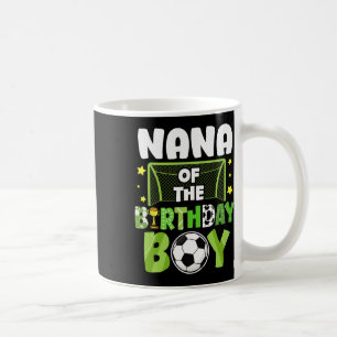 Caneca De Café Festa de Aniversário do Menino da Vovó de Futebol
