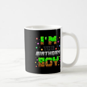 Caneca De Café Festa de Aniversário Eu Sou o Menino do Aniversári