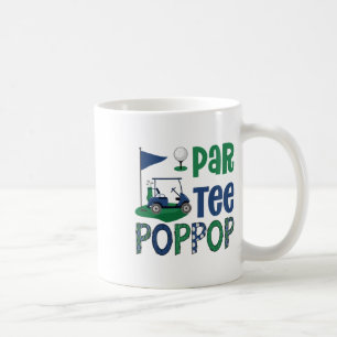 Caneca De Café Festa de Aniversário Família Amante de Golfe Par-t