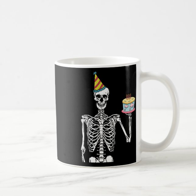 Caneca De Café Festa de aniversário preguiçosa de Halloween Diver (Direita)