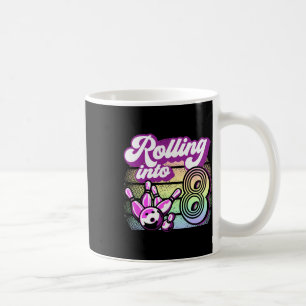 Caneca De Café Festa de boliches a Passar para 8 Boliches de Aniv