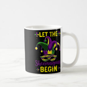 Caneca De Café Festa de Carnaval Disfarce Deixe as Travessuras Co