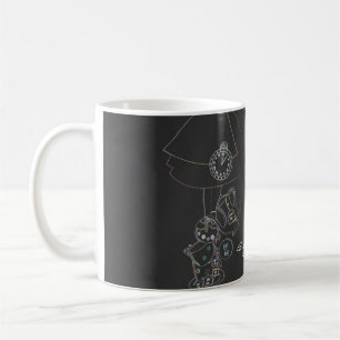 Caneca De Café Festa de Chá da Alice no País das Maravilhas Quadr