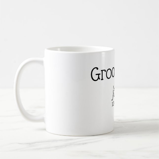 Caneca De Café festa de despedida de solteiro padrinho adicionar  (Esquerda)